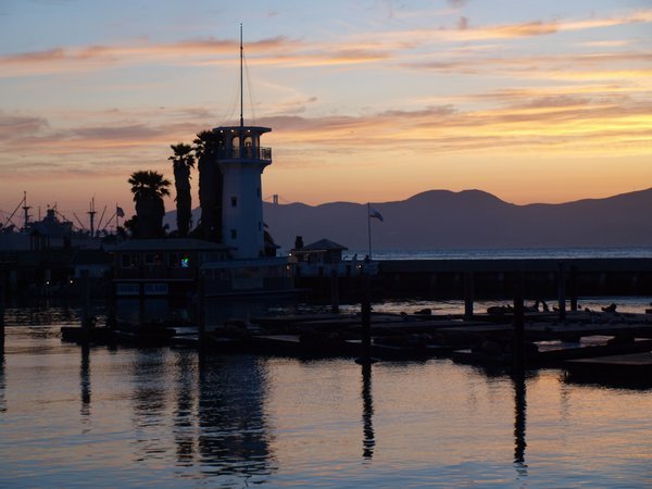 sunset @ Fisherman's Wharf