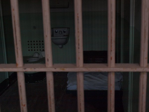 jail cell in Block D