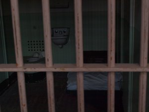 jail cell in Block D