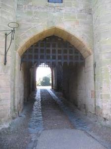 Entrance to the castle. Welcome