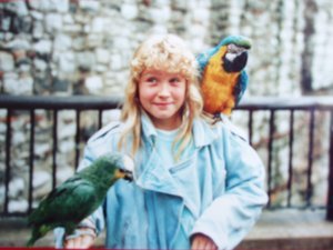 Me and scary parrots