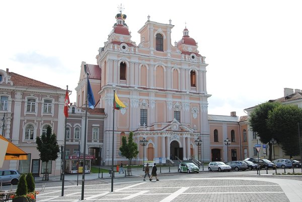 One of the many churches in Vilnius