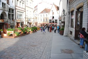 Street in Tallinn old town
