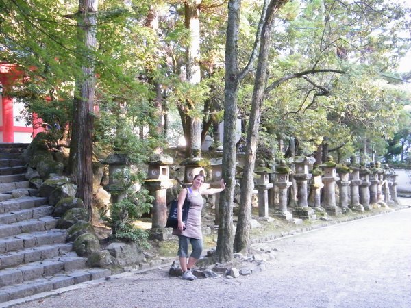 Japanese temple of lamps