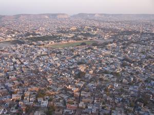 Jaipur, from hilltop fort