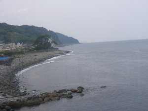 Japan eastern coast line