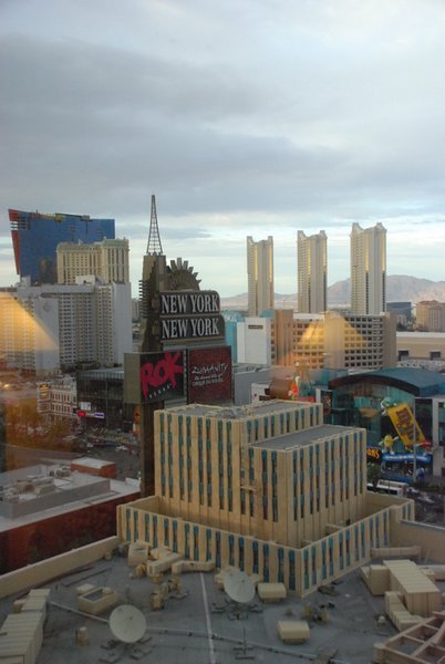 The Strip from our hotel room