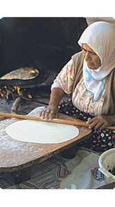 Making bread--Turkey