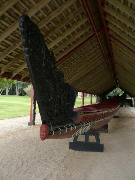War Canoe at Waitangi
