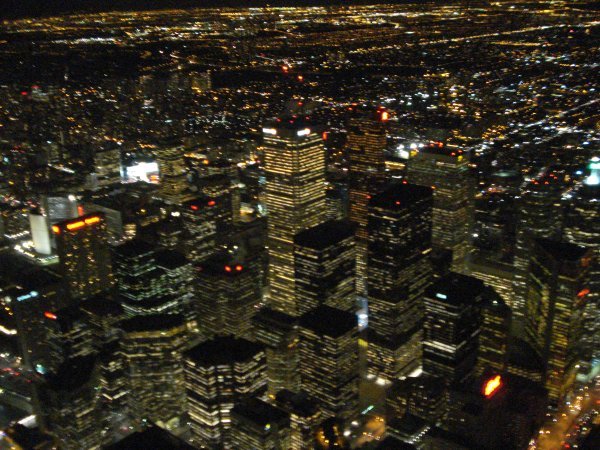 Night shot from CN tower
