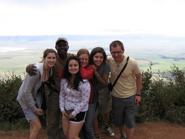 The group at the Crater