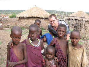 Kids at the Massai Village