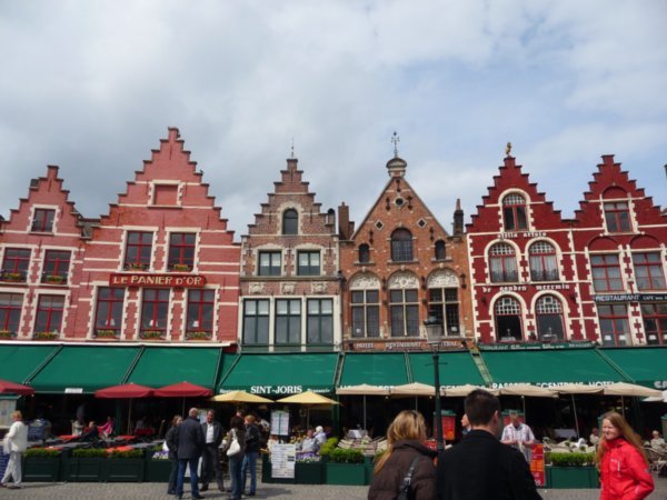 Traditional Bruges Buildings