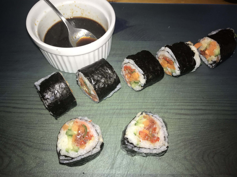 Home made Jap rolls