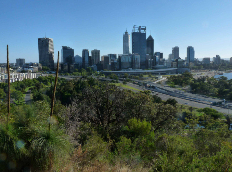 Perth city - view from King's Park 