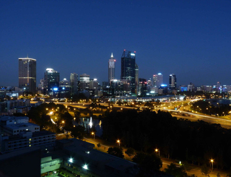 Perth at twilight
