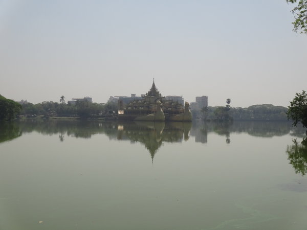 Lake in Yangon