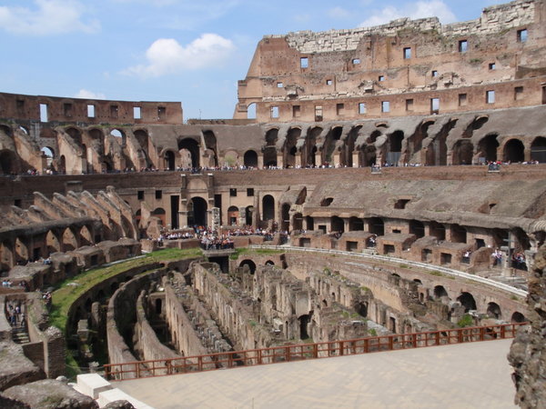 inside view of colosseo