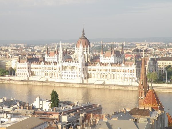 Parliament & Danube from Buda