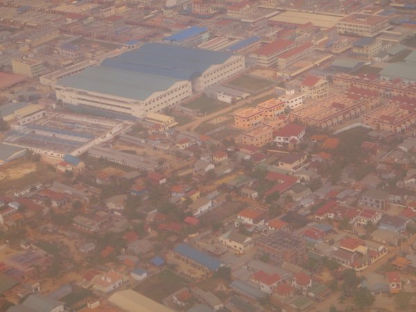 Phnom Penh from the air