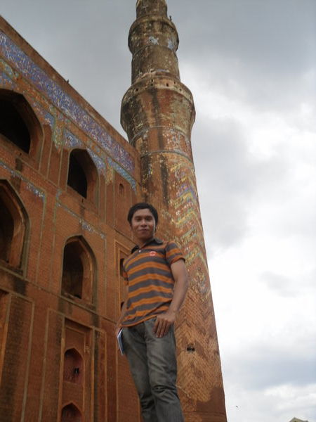 The minaret of Mahmud gawan Madrasa