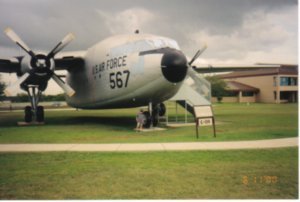 C-119 and Tyler at Lackland