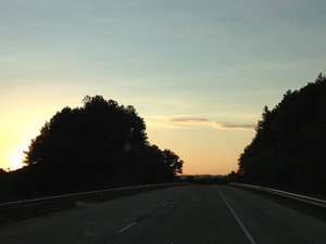 Driving into Chattanooga