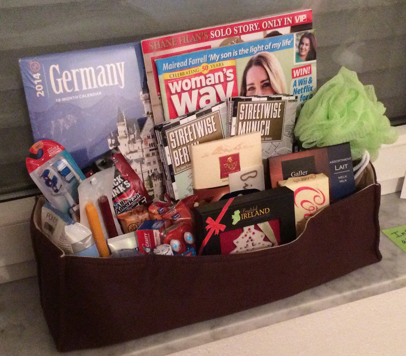 Lisa's Welcome basket!