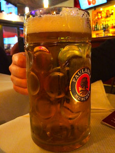 What a "large" beer looks like!