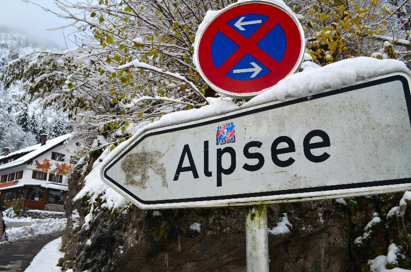 Alpsee is the lake that Neuschwanstein overlooks