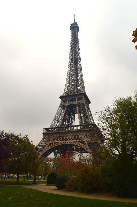 Saying good Morning to the "Tour Eiffel" before we head out for the day!