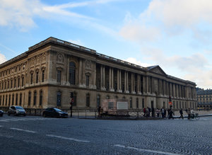The East side of the Louvre