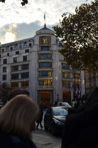 On the Champs Élysées