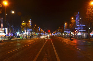 Looking down the Champs Élysées from Concorde