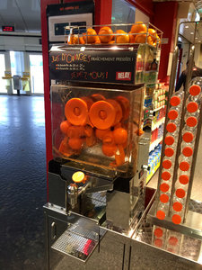 Orange juice machine!