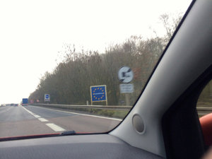 Pretty sure that sign says Luxembourg. Sorry it's blurry...