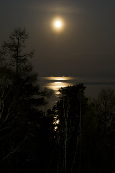 Full Moon over Baikal