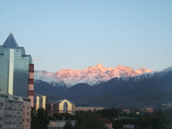 The Mountains over Almaty