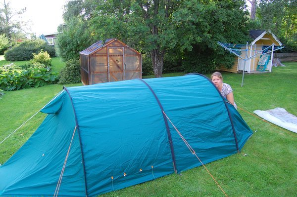 Det nya tältet!