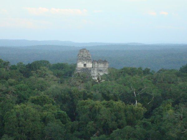Die Aussicht von Tempel IV