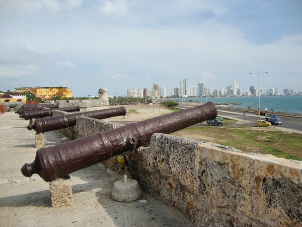 Blick Richtung "Manhattan" von Cartagena