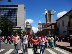 In Bogota am Tag der 200-jaehrigen Unabhaengigkeit