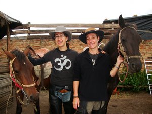 Christina und ich und die Pferde