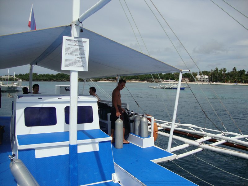 das Tauchboot der Philippine Fun Diver