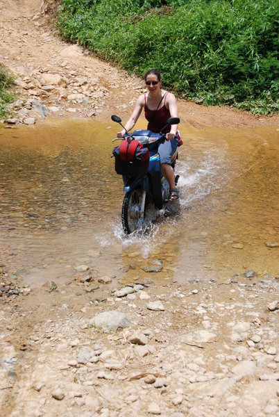 Gayle off roading - with style!