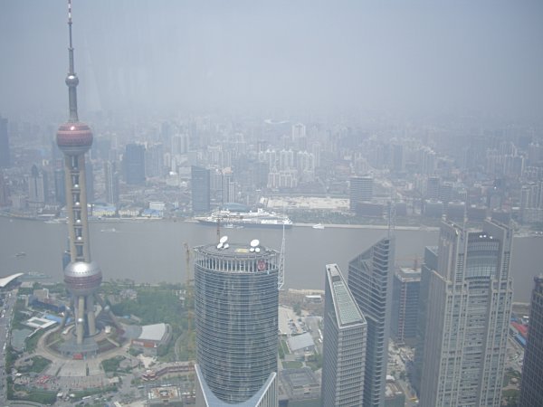 Vue du 88e étage du Jin Mao Building