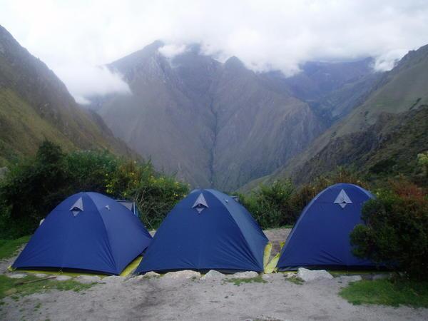 Our first night´s camp