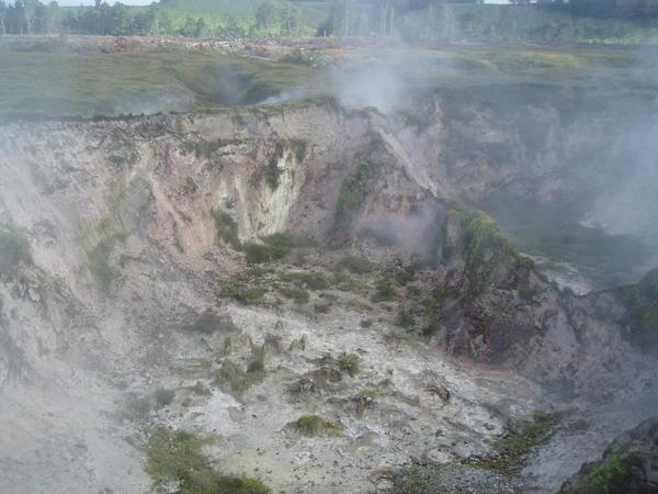 A crater