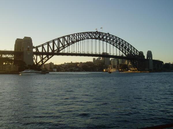 The Sydney Harbour bridge
