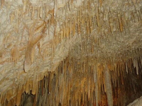 Crystal stalactites